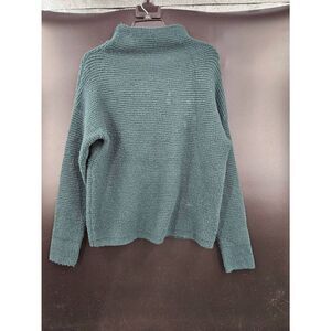 Madewell Mock Neck Green Sweater.